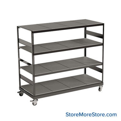 Heavy Duty Shelving on Wheels 72''W x 30''D x 68''H - SRD4528SM SMS-08-V81-SRD4528SM