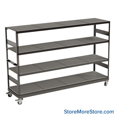 Heavy Duty Shelving on Wheels 96''W x 24''D x 68''H - SRD4534SM SMS-08-V81-SRD4534SM
