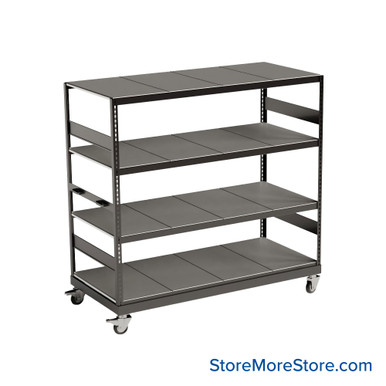 Heavy Duty Shelving on Wheels 66''W x 24''D x 80''H - SRD4519SM SMS-08-V81-SRD4519SM