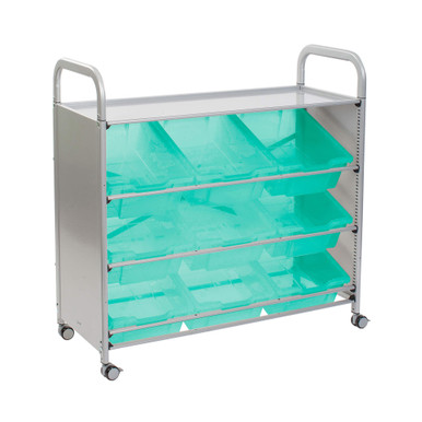 Classroom Cart with Angled Bins SMS-02-V40-SSET0144