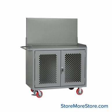 Cabinet Workbenches 48''W x 24''D x 41''H - MBP2DFLPB SMS-02-V87-MBP2DFLPB