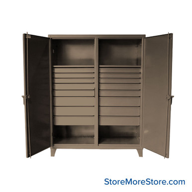 Industrial Cabinet 60''W x 24''D x 78''H - 56-DS-242-16DB-AT SMS-01-V03-56-DS-242-16DB-AT