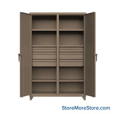 Industrial Cabinet 60''W x 24''D x 78''H - 56-DS-246-6DB-BFH SMS-01-V03-56-DS-246-6DB-BFH