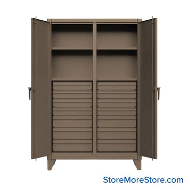 Industrial Cabinet 60''W x 24''D x 78''H - 56-DS-244-14DB-AT SMS-01-V03-56-DS-244-14DB-AT