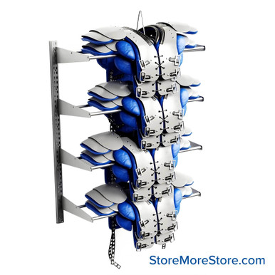 Football Shoulder Pad Racks 15''W x 15''D x 42''H - FB-1530-42DS SMS-08-V42-FB-1530-42DS