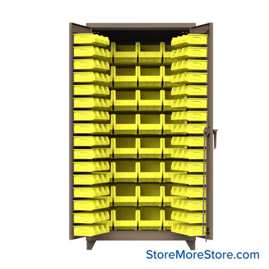 Industrial Storage Cabinets with Bins 48''W x 24''D - 36-BB-240-AT SMS-01-V03-36-BB-240-AT