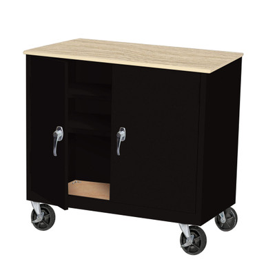 Rolling Steel Counter Cabinets 37''W x 18''D x 36''H - MBL-3636-PT SMS-01-V152-MBL-3636-PT