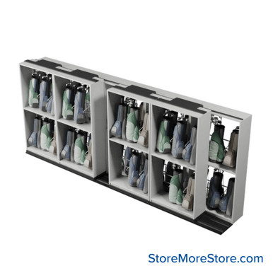 Mobile Shelving for Golf Bag Storage 249''W x 38''D x 103''H - GB-54 SMS-08-V25-GB-54