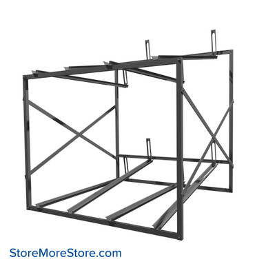 Bike Storage Rack 48''W x 15''D x 35''H - BK58 SMS-08-V79-BK58