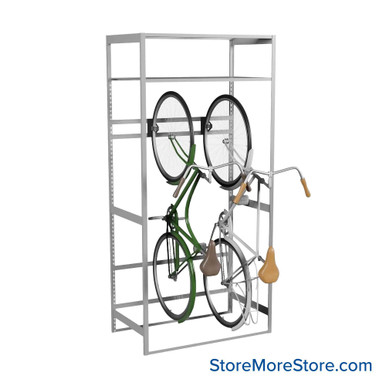 Vertical Bike Storage Rack 42''W x 24''D x 88''H - Kit-Datum-BS422488 SMS-08-V25-BS422488