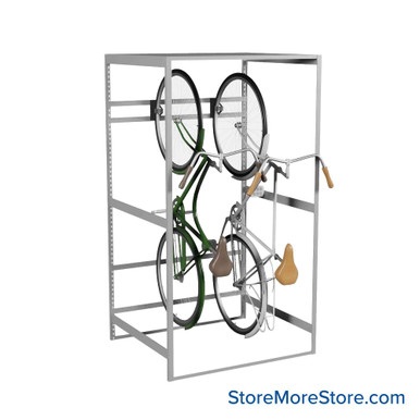 Vertical Bike Storage Rack 42''W x 36''D x 76''H - Kit-Datum-BS423676 SMS-08-V25-BS423676