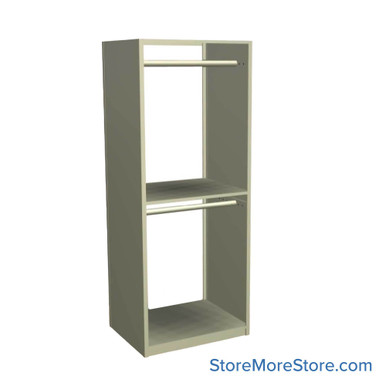 Garment Hanging Rack 42''W x 24''D x 76''H - 42W24DGAR2TR SMS-08-V25-42W24DGAR2TR