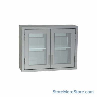 Stainless Wall Cabinet 36''W x 12''D x 28''H - 3612G SMS-01-V118-3612G