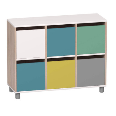 Classroom Storage Cabinet with 6 Lockers SMS-04-V153-846012