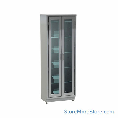 Stainless Steel Rolling Cabinet 26''W x 24''D x 79''H - ST-3018 SMS-01-V118-ST-3018