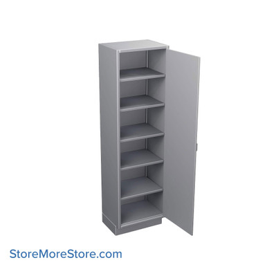 Stainless Steel Cabinet 24''W x 18''D x 84''H - SSC-TCBR-1824-KL SMS-01-V69-SSC-TCBR-1824-KL
