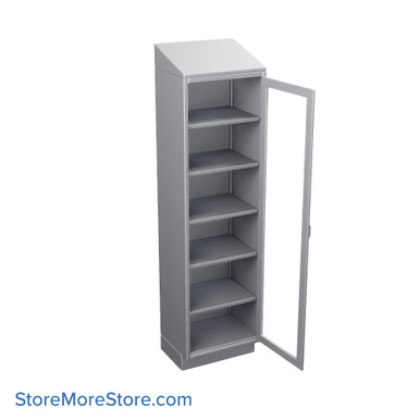 Stainless Steel Cabinet 24''W x 18''D x 89''H - SSC-TCBGRST-1824-KL SMS-01-V69-SSC-TCBGRST-1824-KL
