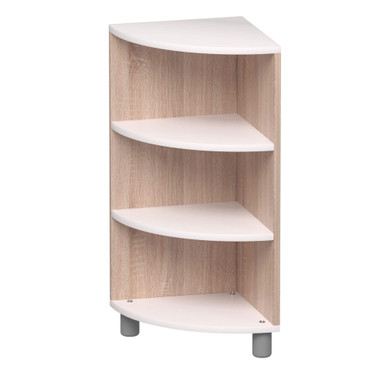Mid Height Four Layer Corner Shelf with Rounded Edges SMS-04-V153-846057