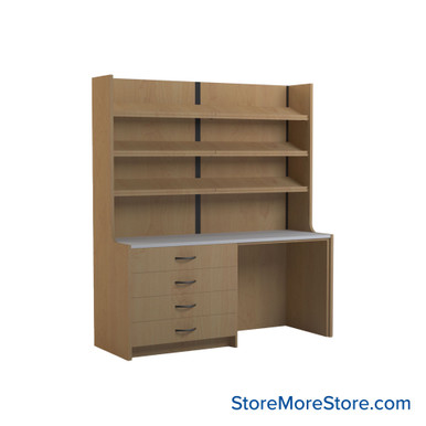 Pharmacy Cabinets 72''W x 26''D x 84''H - SSG-PH06-1-L SMS-03-V90-SSG-PH06-1-L