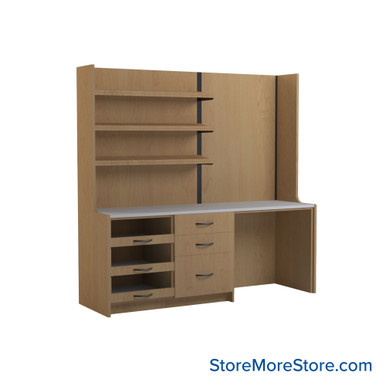 Pharmacy Cabinets 84''W x 26''D x 84''H - SSG-PH07-4-L SMS-03-V90-SSG-PH07-4-L