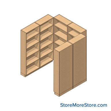 Pharmacy Cabinets 84''W x 84''D x 84''H - SSG-PH07-7-L SMS-03-V90-SSG-PH07-7-L