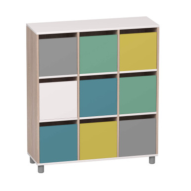 Tall Wooden Classroom Cabinet with Lockers SMS-04-V153-846016