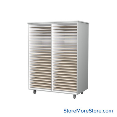 Mobile Folio Cabinet 45''W x 24''D x 60''H - M1600-602445 SMS-01-V52-M1600-602445