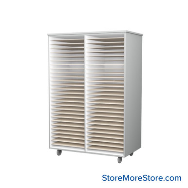 Mobile Folio Cabinet 45''W x 24''D x 66''H - M1600-662445 SMS-01-V52-M1600-662445