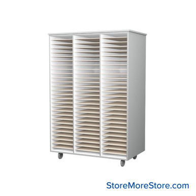 Mobile Folio Cabinet 45''W x 24''D x 66''H - M1650-662445 SMS-01-V52-M1650-662445