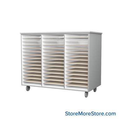Mobile Folio Cabinet 48''W x 24''D x 39''H - M1650-392448 SMS-01-V52-M1650-392448