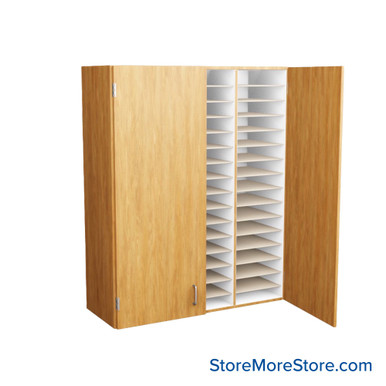 Folio Cabinet 48''W x 18''D x 60''H - H1660-601848-LM SMS-01-V52-H1660-601848-LM