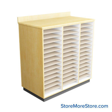 Music Folio Cabinet 48''W x 24''D x 48''H- Kit_Case_B1650-482448-KP-CT SMS-01-V52-B1650-482448-KP-CT