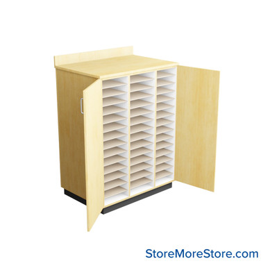 Music Folio Cabinet 36''W x 24''D x 48''H- Kit_Case_B1660-482436-KP-CT SMS-01-V52-B1660-482436-KP-CT