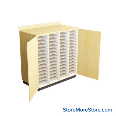 Music Folio Cabinet 48''W x 24''D x 48''H- Kit_Case_B1680-482448-KP-CT SMS-01-V52-B1680-482448-KP-CT