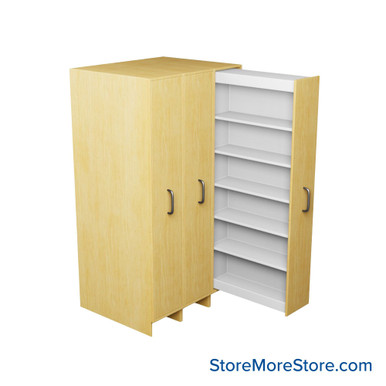 Pull-Out Music Storage Cabinet 48''W x 39''D x 91''H - I9500-3 SMS-01-V52-I9500-3