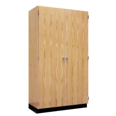 Tall Maple Storage Cabinet with Locking Doors 36''W x 22''D - 353 SMS-01-V102-353