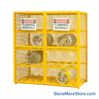 Gas Cylinder Cabinet 60''W x 30''D x 72''H - EGCC16-50 SMS-01-V43-EGCC16-50