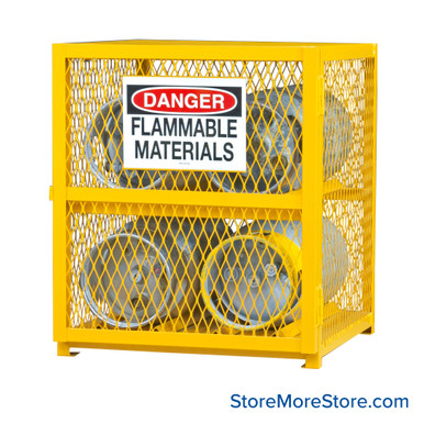 Gas Cylinder Cabinet 30''W x 30''D x 35''H - EGCC4-50 SMS-01-V43-EGCC4-50