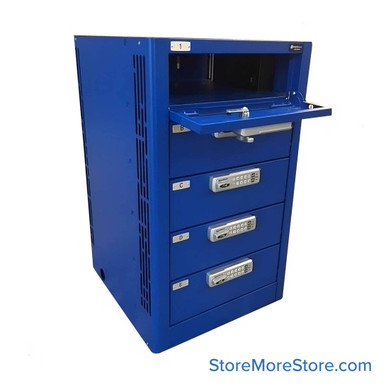 Laptop Charging Cabinet 17''W x 17''D x 27''H - TEKS2E-5-C SMS-01-01-V25-TEKS2E-5-C