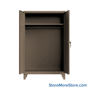 Metal Wardrobe Cabinet 48''W x 24''D x 78''H - 46-WR-241-NX-ST SMS-01-V03-46-WR-241-NX-ST