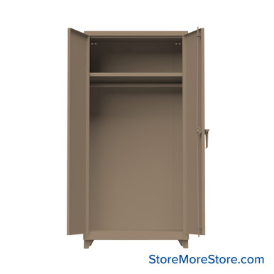 Metal Wardrobe Cabinet 36''W x 24''D x 78''H - 36-WR-241 SMS-01-V03-36-WR-241