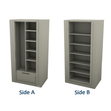 Rotating Wardrobe Cabinet 37''W x 25''D - Kit-Aurora-X2Wardrobe6T SMS-01-V61-X2-WARDROBE-6T