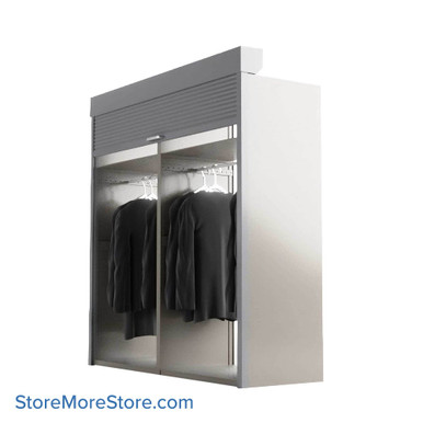 Hanging Clothes Cabinet 72''W x 24''D x 88''H - SMS72W24DGAR88 SMS-01-V25-GDS72W24D88