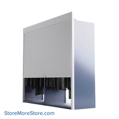 Hanging Clothes Cabinet 108''W x 24''D x 97''H - SMS84W24DGAR88 SMS-01-V25-GDS84W24D88