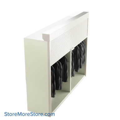 Hanging Clothes Cabinet 84''W x 24''D x 88''H - SMS96W24DGAR97 SMS-01-V25-GDS96W24D97