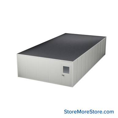 Modular Inplant Office 241''W x 481''D x 96''H - 20x40-2wall-8H SMS-09-V112-20x40-2wall-8H