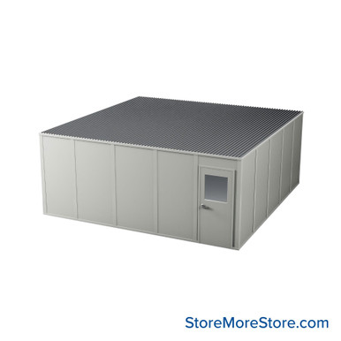 Modular Inplant Office 245''W x 245''D x 96''H - 20x20-4wall-8H SMS-09-V112-20x20-4wall-8H