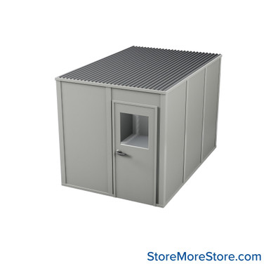 Modular Inplant Office 101''W x 149''D x 108''H - 8x12-4wall-9H SMS-09-V112-8x12-4wall-9H