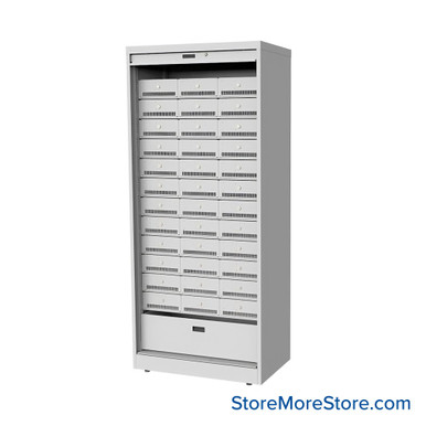 Police Weapons Locker 36''W x 22''D x 83''H - PL36-362283-RBD SMS-05-V128-PL36-362283-RBD