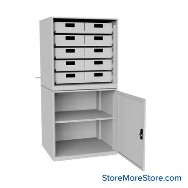 Taser Storage Cabinet 25''W x 22''D x 52''H - TC10-252252-PO SMS-05-V128-TC10-252252-PO